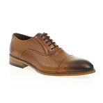 Weave Embossed Oxford // Tobacco (Euro: 45)