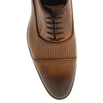 Weave Embossed Oxford // Tobacco (Euro: 43)