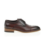 Embossed + Dotted Derby // Claret Red (Euro: 41)