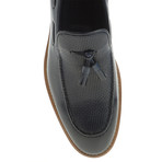 Perforated Tassel Loafer // Navy Blue (Euro: 42)