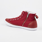 High Top Vintage Sneaker // Red (Euro: 43)