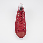 High Top Vintage Sneaker // Red (Euro: 44)