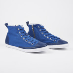 High Top Vintage Sneaker // Blue (Euro: 41)