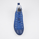 High Top Vintage Sneaker // Blue (Euro: 46)