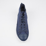Vintage High Top Sneaker // Blue (Euro: 41)
