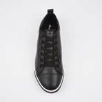 Leather Ox Vintage Sneaker // Black (Euro: 44)