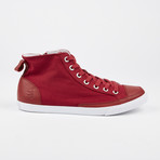 High Top Vintage Sneaker // Red (Euro: 43)