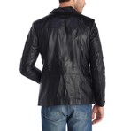 Upright Leather Jacket // Black (S)
