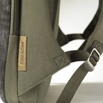 Nile Rucksack Granite // Canvas // Olive Green + Granite