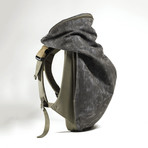 Nile Rucksack Granite // Canvas // Olive Green + Granite