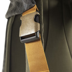 Nile Rucksack Granite // Canvas // Olive Green + Granite