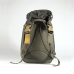 Nile Rucksack Granite // Canvas // Olive Green + Granite
