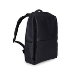 Rhine Flat Backpack // Raw Denim Blue