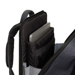 Rhine Flat Backpack // Raw Denim Blue