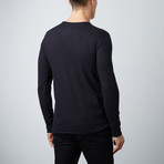 Ultra Soft L/S Waffle Thermal Crew // 2 Pack // Black + Charcoal (S)