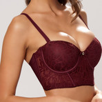Intent Cup Bustier // Red (34B)