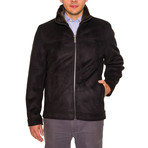 Faux Shearling Jacket // Black (2XL)