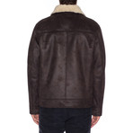 Jacket W/ Sherpa Collar // Dark Brown (2XL)