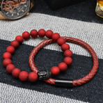 Leather + Buddha // Set of 2