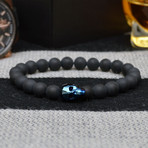 Onyx + Swarovski Skull