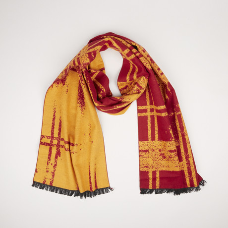 Lotus Check Scarf 412 // Paprika Red 774