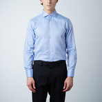 Textured Dress Shirt // Blue (US: 15.5R)