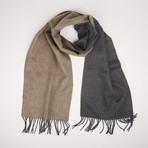Patrick Double Scarf // Anthracite Camel 371
