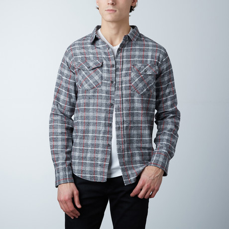 Dillan Flannel Shirt // Black (XS)
