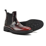 Luciano Chelsea Boot Wingtip // Polished Red (Euro: 41)