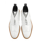 Colombo Ankle Wing Brogue // White (Euro: 44)