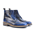 Colombo Ankle Wing Brogue // Blue (Euro: 44)