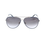 Salvatore Ferragamo // Wilkinson Sunglass // Palladium + Blue