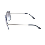 Salvatore Ferragamo // Wilkinson Sunglass // Palladium + Blue