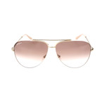 Salvatore Ferragamo // Wilkinson Sunglass // Gold + Beige