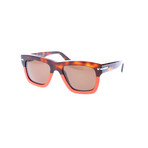 Men's V702S Sunglasses // Havana + English Red