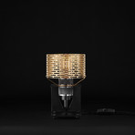 C Frame Halo Table Lamp (Matte Black)