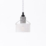 Halo Pekota Pendant // Matte White (1 Bulb)