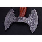 Damascus Double Head Tomahawk // 9621