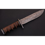 Damascus Bowie Knife // BK0031