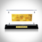 $1,000 Bill // 24K Gold-Plated Custom Table Top Display
