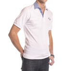 Amedeo Exclusive // Limited Edition Pique Polo // White Checkered (XL)