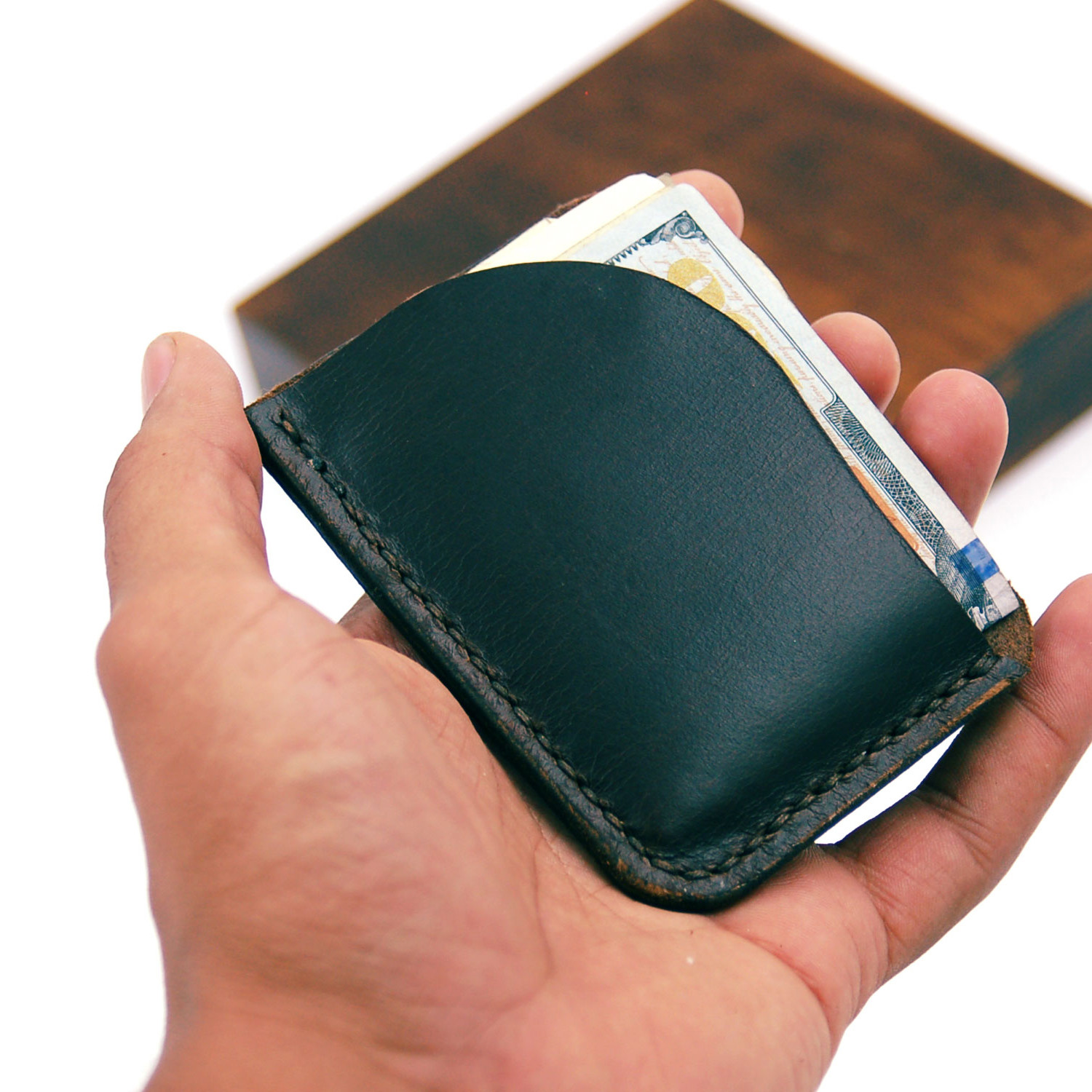 Slim Credit Card Wallet (Black) - Smiths & Kings - Touch of Modern