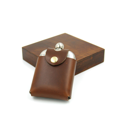 Flask + Cover (Brown)
