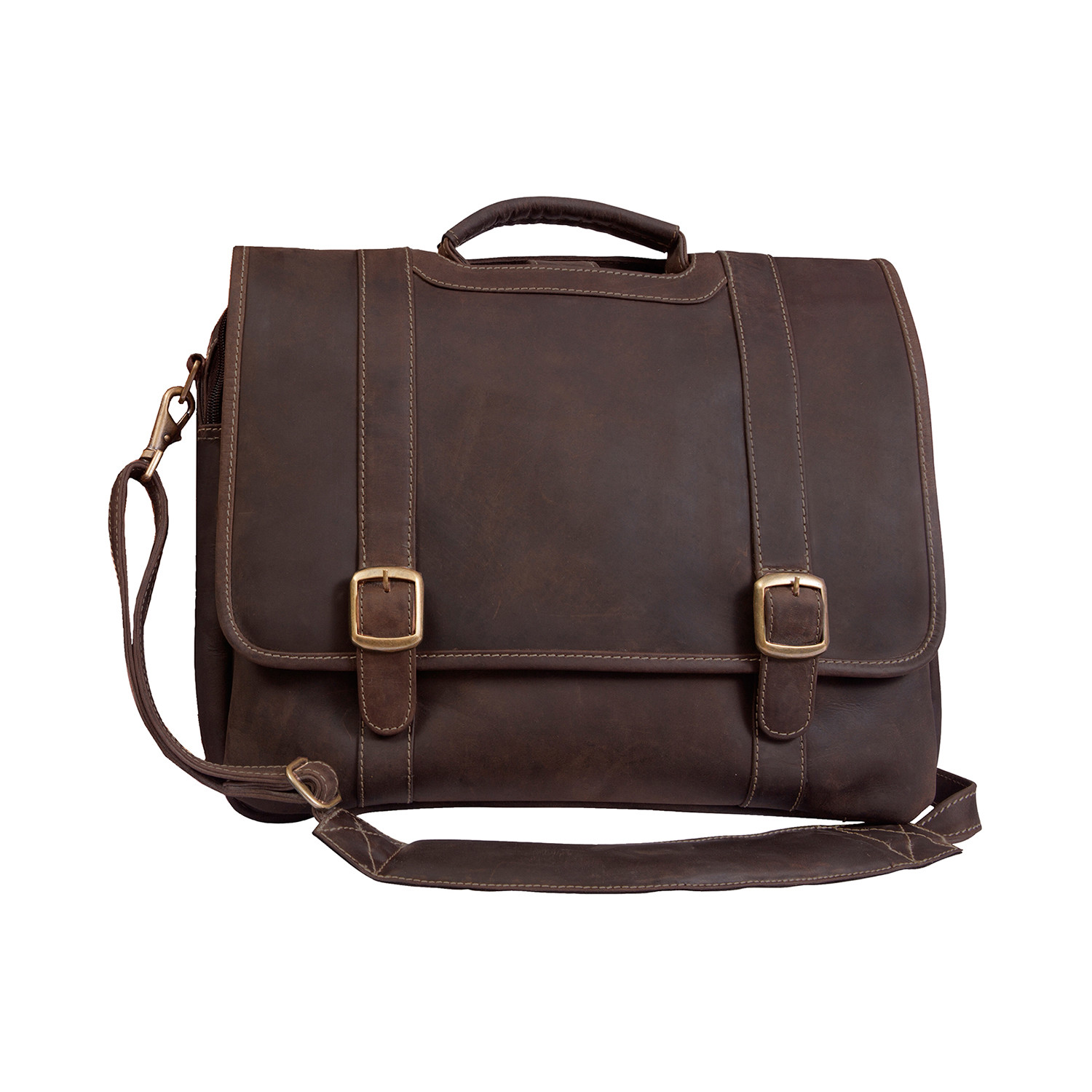 Old Fort Canyon Briefcase W/ ID Holder (Tan) - Canyon Outback Leather ...