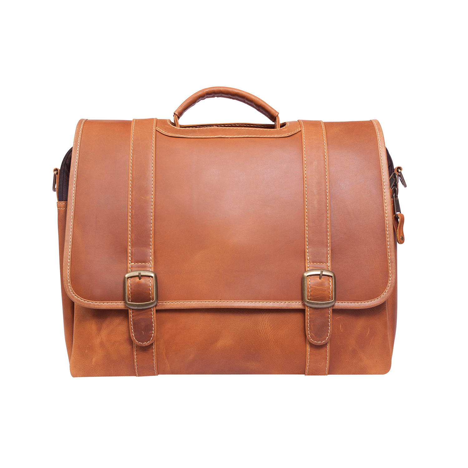 Old Fort Canyon Briefcase W/ ID Holder (Tan) - Canyon Outback Leather ...