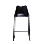 Iron + Leather Bar Chair