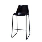 Iron + Leather Bar Chair