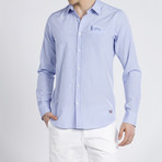 Button Up Shirt // Light Blue (M)