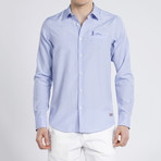 Button Up Shirt // Light Blue (M)