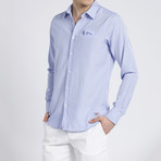 Button Up Shirt // Light Blue (M)